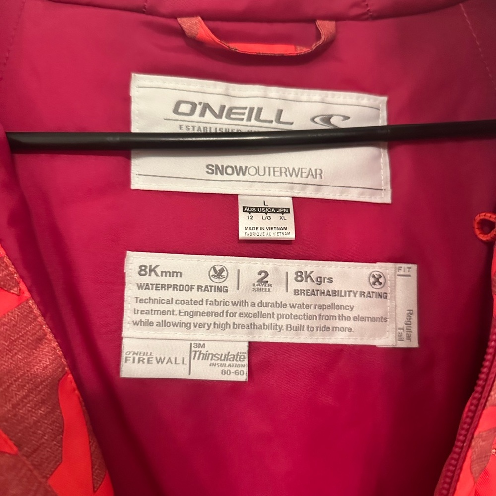 O'neill Red Patterned Jacket - image 2